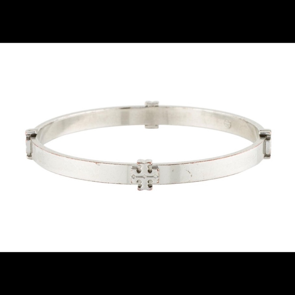 Tory Burch Silver Tone Bangle Bracelet🚨